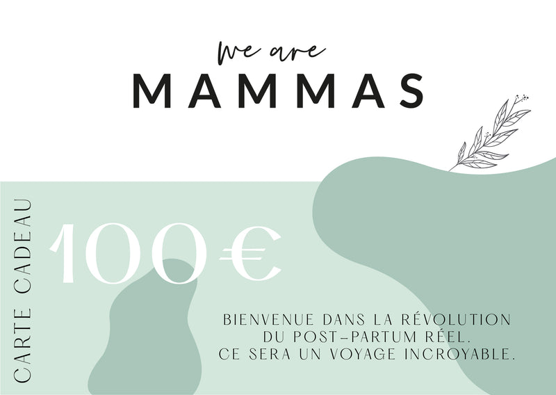 Chèque cadeau Nous sommes les mamans - WE ARE MAMMAS FRANCE