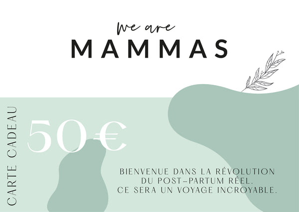 Chèque cadeau Nous sommes les mamans