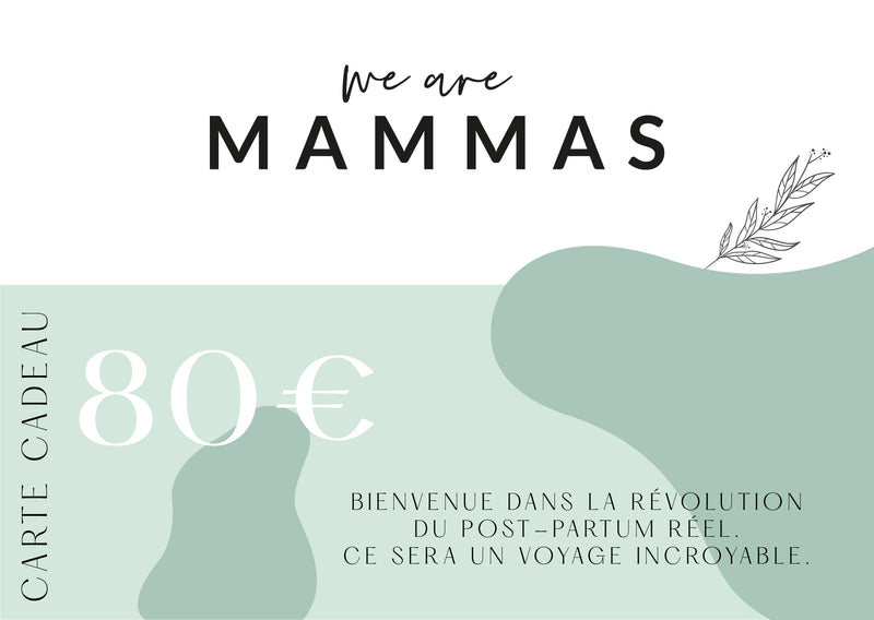 Chèque cadeau Nous sommes les mamans - WE ARE MAMMAS FRANCE