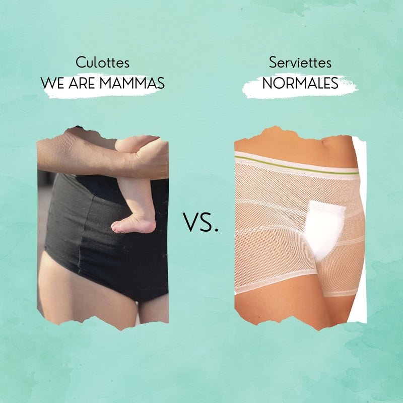 CULOTTES RÉUTILISABLES POST-PARTUM - WE ARE MAMMAS FRANCE